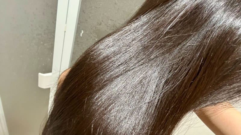b.ris（ビーリス）炭酸シャンプー使用後の髪