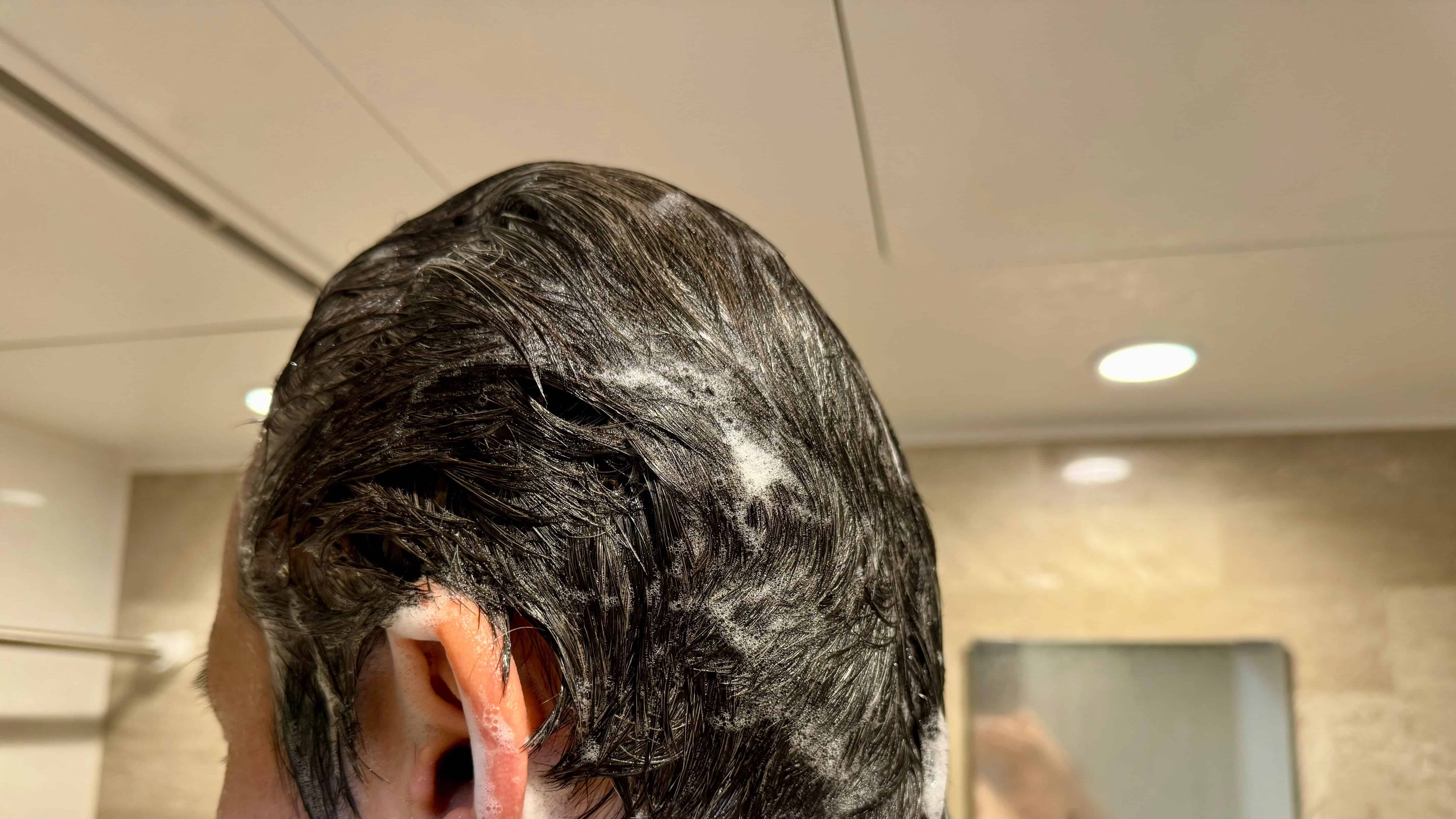 ヒックススカルプシャンプーの気泡性